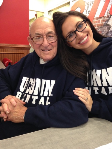 Photo of Dr. Muñoz with her grandpa