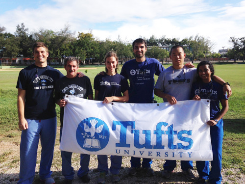 Photo of Dr. Lee at Tufts