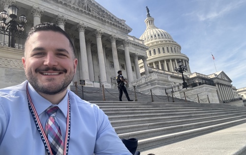 Photo of Dr. Manzella-Kane in Washington, D.C.