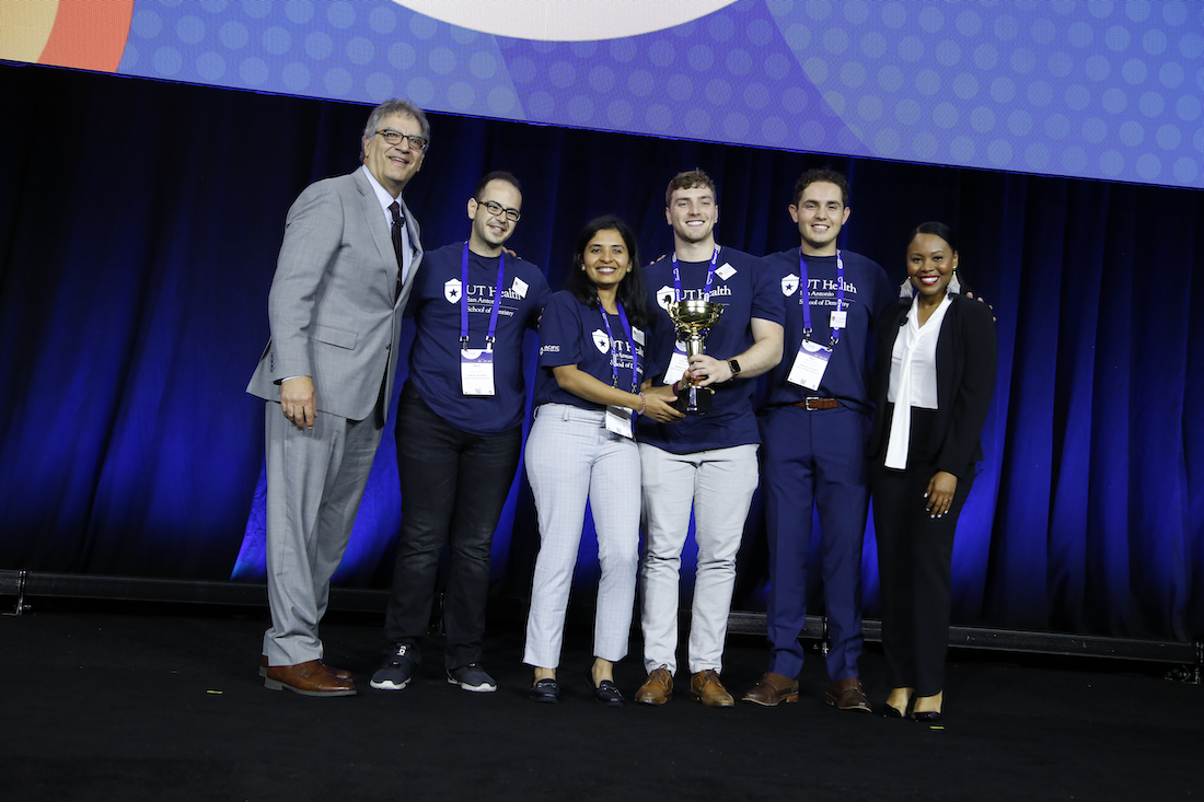 The team from the Photo of Dental Olympics winners UT School of Health Sciences